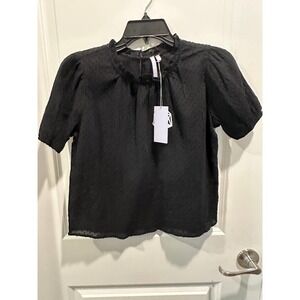 Good Luck Girl Kid's ruffled Neck Top